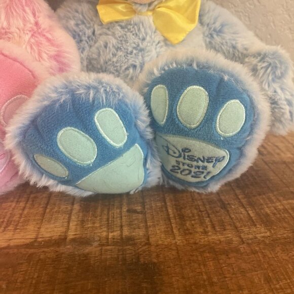 Disney Store Mickey & Minnie Mouse Bunny Easter 2021 Soft Plush Lot Set Of 2 - Picture 3 of 12